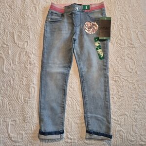 Buffalo David Bitton girls capri mid rise comfort stretch waist, NWT